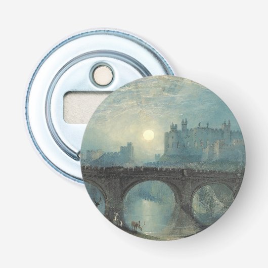 William Turner Alnwick Castle Button Flesopener (Voorkant)