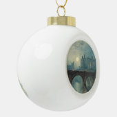 William Turner Alnwick Castle Keramische Bal Ornament (Links)
