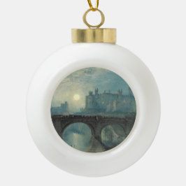 William Turner Alnwick Castle Keramische Bal Ornament
