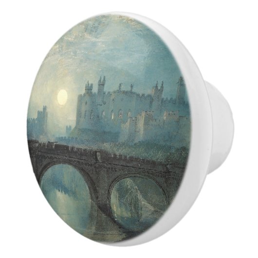 William Turner Alnwick Castle Keramische Knop (Rechts)