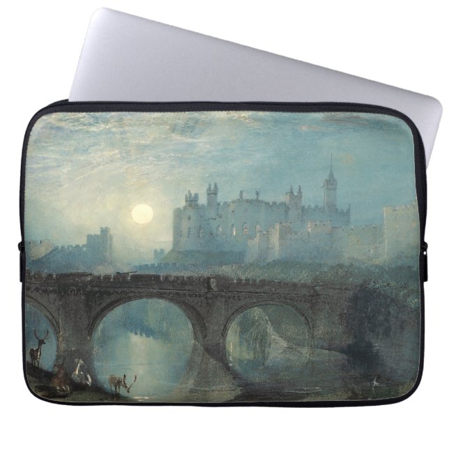 William Turner Alnwick Castle Laptop Sleeve (Voorkant)