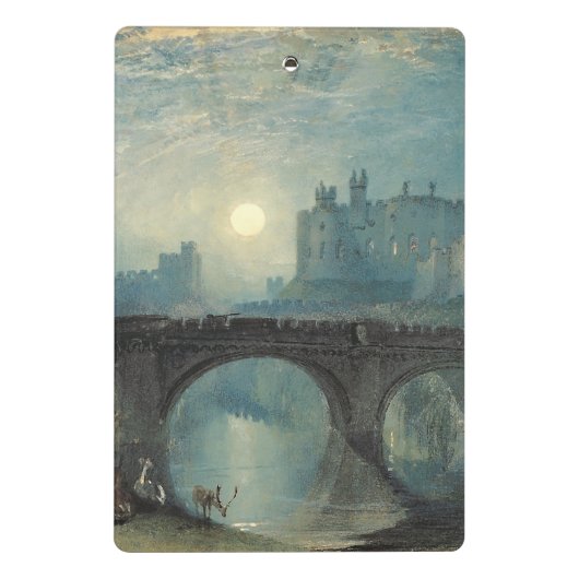 William Turner Alnwick Castle Mini Klembord (Achterkant)