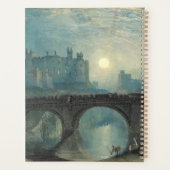William Turner Alnwick Castle Planner (Achterkant)