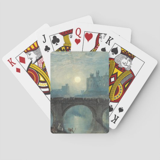 William Turner Alnwick Castle Pokerkaarten (Achterkant)