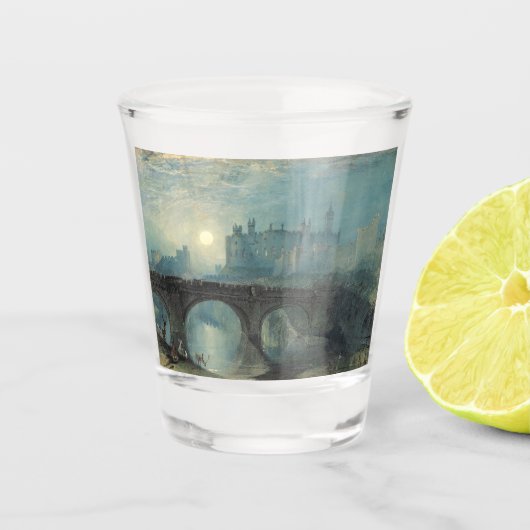 William Turner Alnwick Castle Shot Glas (Voorkant)