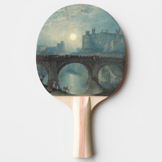 William Turner Alnwick Castle Tafeltennisbatje (Voorkant)