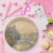 William Turner Barnard Castle Papieren Bordje (Feest)