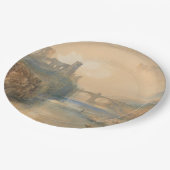 William Turner Barnard Castle Papieren Bordje (Gekanteld)