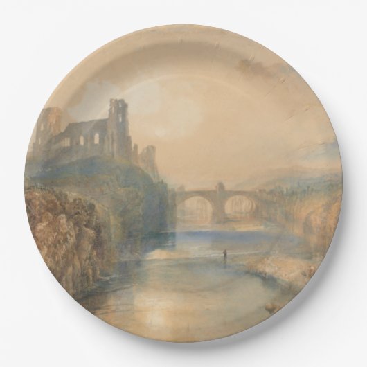 William Turner Barnard Castle Papieren Bordje (Voorkant)
