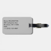 William Turner - Bell Rock Lighthouse Bagagelabel (Achterkant horizontaal)