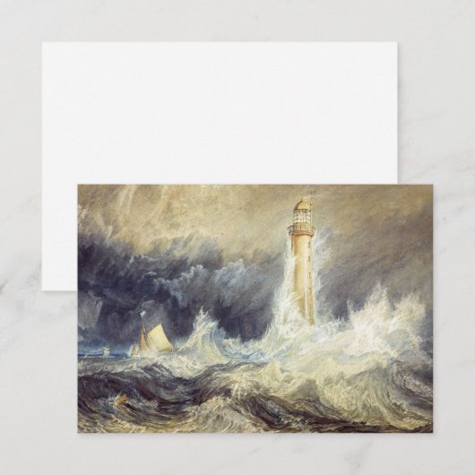 William Turner - Bell Rock Lighthouse Bedankkaart (Voorkant / Achterkant)