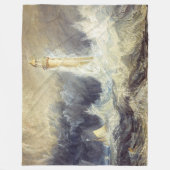 William Turner - Bell Rock Lighthouse Fleece Deken (Voorkant)
