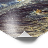 William Turner - Bell Rock Lighthouse Foto Afdruk (Hoek)