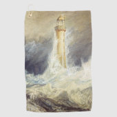 William Turner - Bell Rock Lighthouse Golfhanddoek (Voorkant)