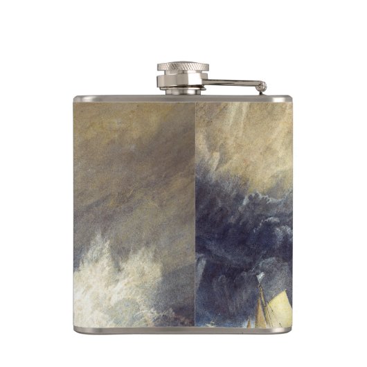 William Turner - Bell Rock Lighthouse Heupfles (Achterkant)