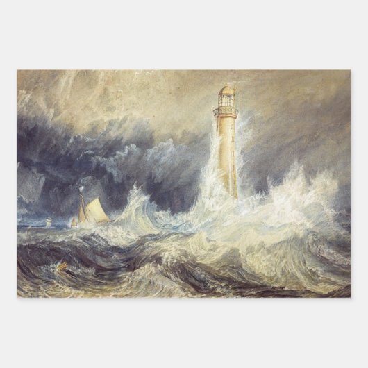 William Turner - Bell Rock Lighthouse Inpakpapier Vel (Voorkant 3)