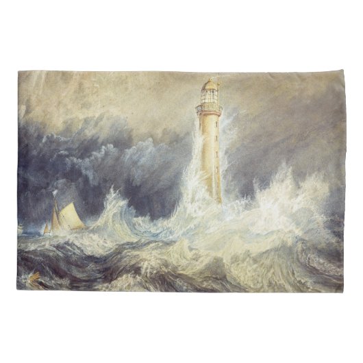 William Turner - Bell Rock Lighthouse Kussensloop (Achterkant)