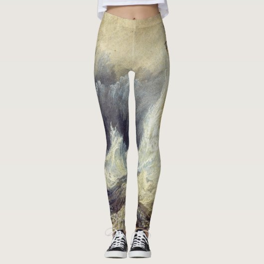 William Turner - Bell Rock Lighthouse Leggings (Voorkant)
