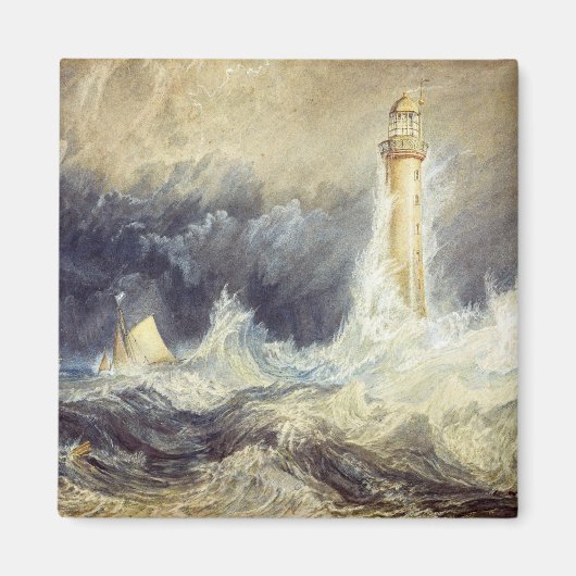 William Turner - Bell Rock Lighthouse Magneet (Voorkant)