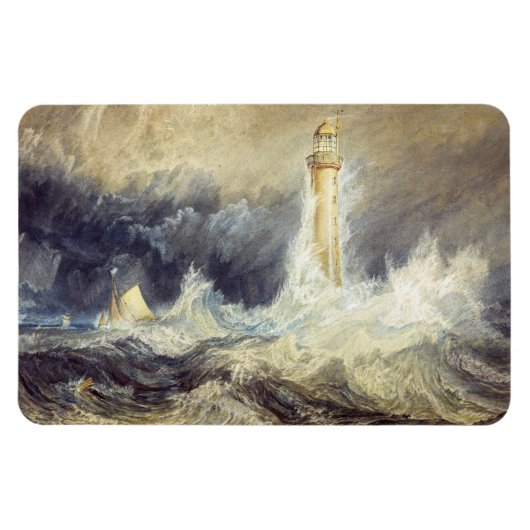 William Turner - Bell Rock Lighthouse Magneet (Horizontaal)