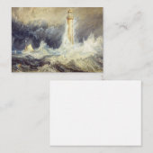 William Turner - Bell Rock Lighthouse Notitiekaartje (Voorkant / Achterkant)