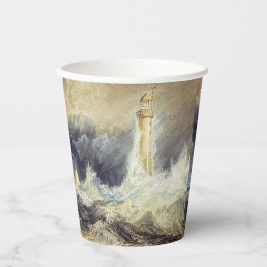 William Turner - Bell Rock Lighthouse Papieren Bekers (Voorkant)