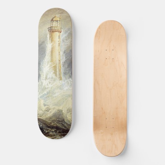 William Turner - Bell Rock Lighthouse Persoonlijk Skateboard (Voorkant)
