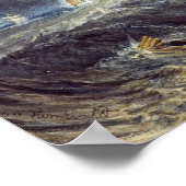 William Turner - Bell Rock Lighthouse Poster (Hoek)