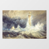 William Turner - Bell Rock Lighthouse Raamsticker (Vel)