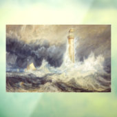 William Turner - Bell Rock Lighthouse Raamsticker (Vel 3)