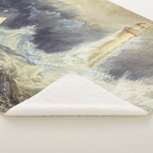 William Turner - Bell Rock Lighthouse Sherpa Deken (3/4)