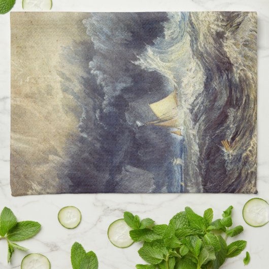 William Turner - Bell Rock Lighthouse Theedoek (Gevouwen)