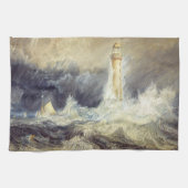 William Turner - Bell Rock Lighthouse Theedoek (Horizontaal)