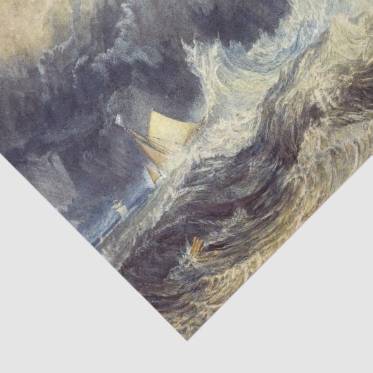 William Turner - Bell Rock Lighthouse Tissuepapier (Detail)