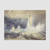 William Turner - Bell Rock Lighthouse Tissuepapier (Voorkant)