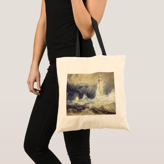 William Turner - Bell Rock Lighthouse Tote Bag (Voorkant (product))