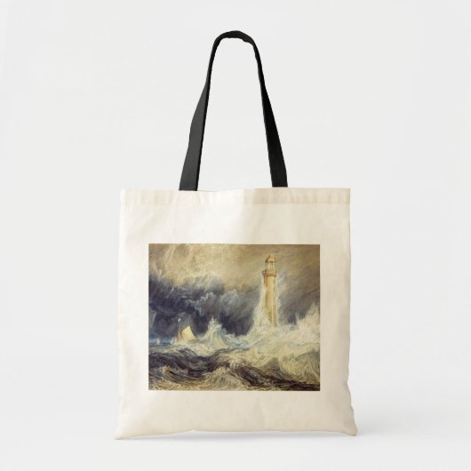 William Turner - Bell Rock Lighthouse Tote Bag (Voorkant)