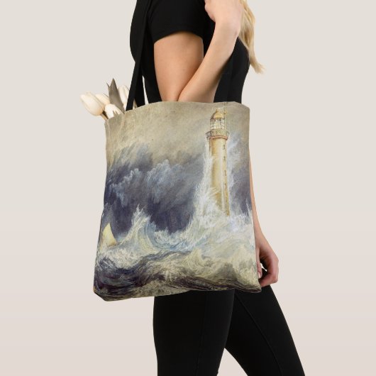 William Turner - Bell Rock Lighthouse Tote Bag (Dichtbij)