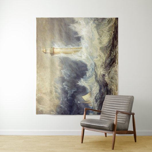 William Turner - Bell Rock Lighthouse Wandkleed (In situ)