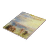 William Turner - Benadering van Venetië Tegeltje (Zijkant)
