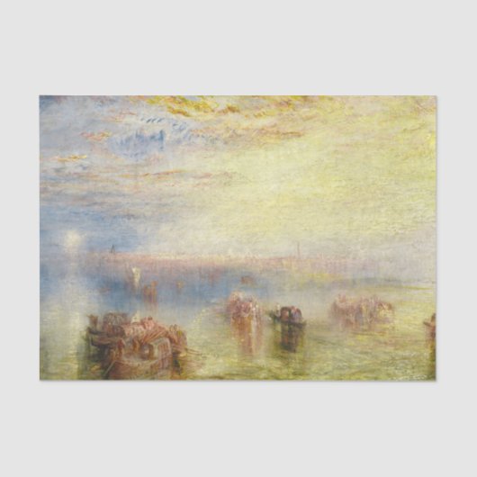 William Turner - Benadering van Venetië Tissuepapier (Voorkant)