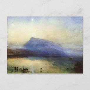 William Turner-Blue Rigi Lake Lucerne Sunrise Briefkaart
