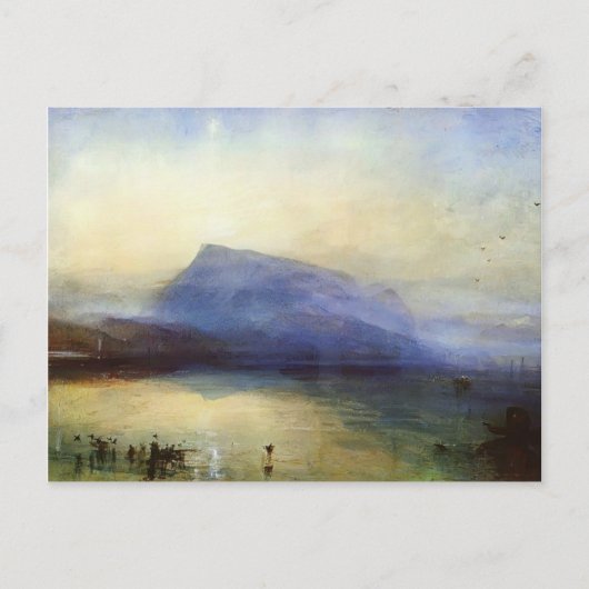 William Turner-Blue Rigi Lake Lucerne Sunrise Briefkaart (Voorkant)