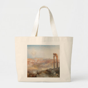 William Turner British - Modern Rome-Campo Vaccino Grote Tote Bag