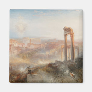 William Turner British - Modern Rome-Campo Vaccino Magneet