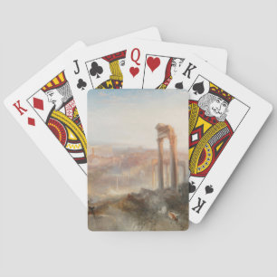 William Turner British - Modern Rome-Campo Vaccino Pokerkaarten