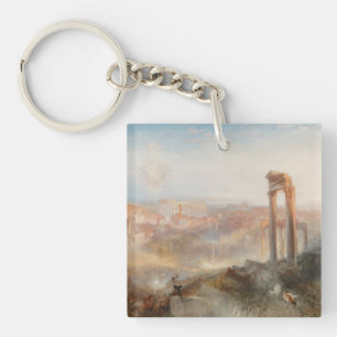 William Turner British - Modern Rome-Campo Vaccino Sleutelhanger