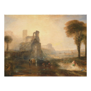 William Turner Caligula's Palace en brug Perfect Poster
