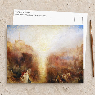 William Turner - De Bezoek aan het Graf Briefkaart