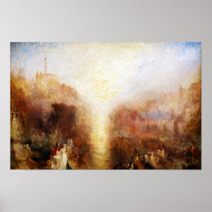 William Turner - De Bezoek aan het Graf Poster